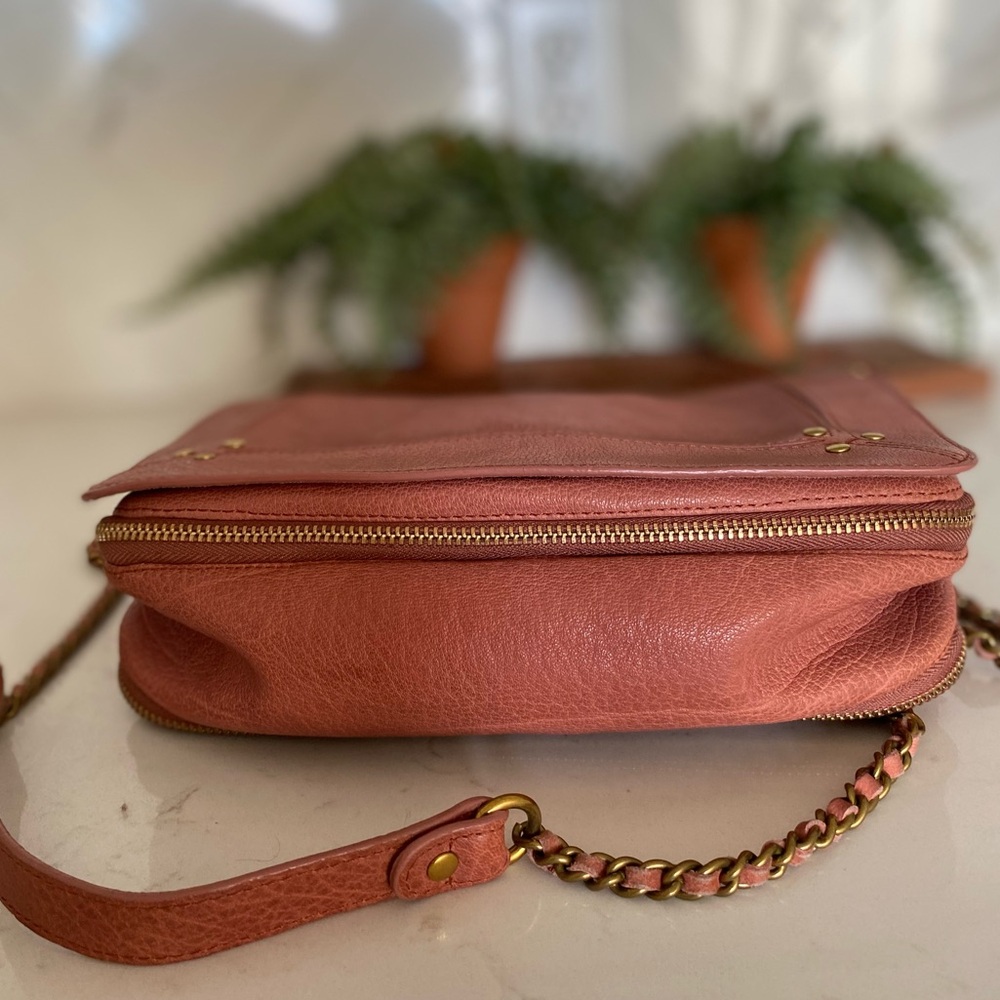 Jerome Dreyfuss Rose Leather Crossbody Bag - Picture 11 of 15